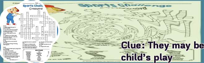 Childs play crossword