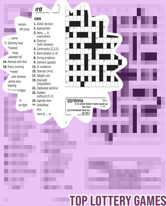 Jackpot games crossword
