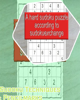 Sudoku online with pencil marks